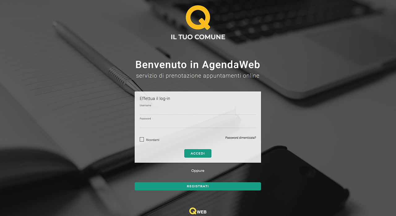 Login Agenda Web - Software gestione appuntamenti online